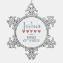 Search for father of the bride ornaments Bridal party