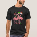 Search for flamingo christmas tshirts Santa