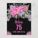 Search for 75th birthday postcards Floral