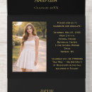 Search for gold foil graduation invitations Minimalist