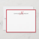 Search for monogram note cards Typography