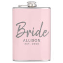 Search for pink flasks bride
