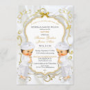 Search for white gold baptism invitations Cross