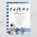 Search for floral nautical bridal shower invitations gold