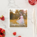 Search for graduation plates and napkins Simple