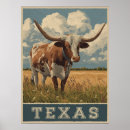 Search for longhorn posters Vintage