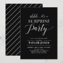 Search for black and white party invitations Modern