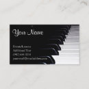 Search for piano player business cards Music