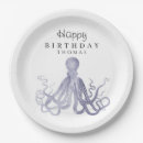 Search for octopus paper plates Nautical