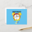 Search for retirement announcement postcards Retired