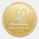 Search for anniversary stickers Gold
