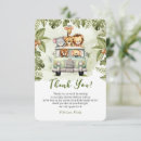 Search for animal thank you cards Safari