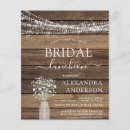 Search for luncheon bridal shower invitations Rustic