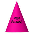 Search for plain paper party hats Pink