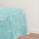 Search for cactus tablecloths Llama