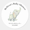 Search for elephant baby shower stickers Boys