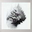 Search for optical illusions posters Black and white