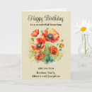 Search for for her birthday cards Poppy