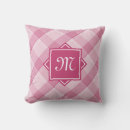 Search for pink plaid pillows Chic