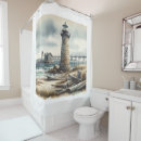 Search for lighthouse shower curtains Watercolor