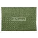 Search for olive green placemats White