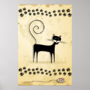 Search for black cat posters Retro