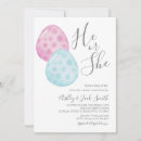 Search for easter gender reveal invitations He or she