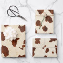 Search for cowhide wrapping paper Cowgirl