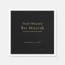 Search for bar mitzvah napkins Gold