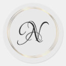 Search for silver monogram envelope seals Simple