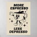 Search for funny coffee quotes art Black