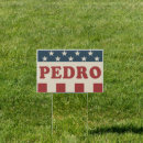 Search for political campaign outdoor signs Democrat