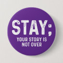 Search for suicide awareness buttons Prevention