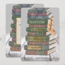 Search for book stack invitations Watercolor flowers