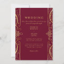 Search for regal wedding invitations Red