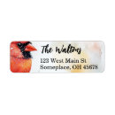 Search for cardinal bird return address labels Whimsical