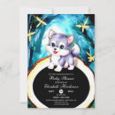 Search for wolf baby shower invitations Watercolor