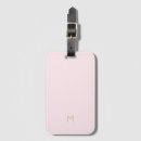 Search for classy luggage tags Blush pink
