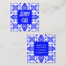 Search for blue and white business cards Minimalist