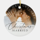 Search for newlywed first married ornaments Couple