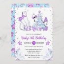 Search for polar bear birthday invitations Blue