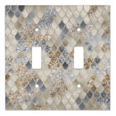 Search for silver and gold light switch covers Pattern