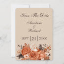 Search for terracotta save the dates Burnt orange