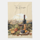 Search for wine kitchen towels Unique