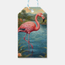 Search for flamingo gift tags Retro