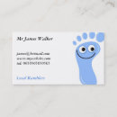 Search for footprints business cards toes