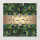 Search for peacock birthday invitations Feathers