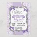 Search for mauve baby shower invitations Purple