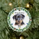 Search for rottweiler ornaments Cute