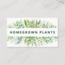 Search for nursery business cards Greenery